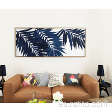 Cuadro abstracto en lienzo enmarcado para sala de estar